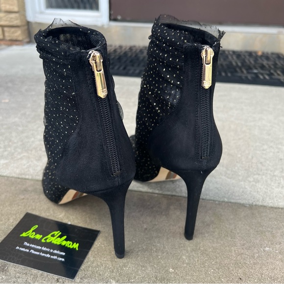 Sam Edelman Farren Ruched Pointed Toe Booties 10 - Picture 7 of 16